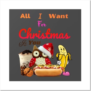 All I Want For Christmas Is You Posters and Art